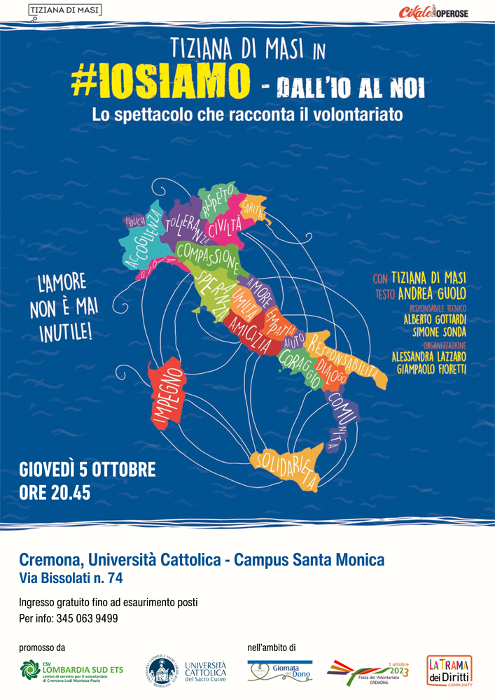 Read more about the article #iosiamo a Cremona, 5 ottobre