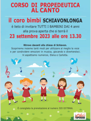 Propedeutica musicale – presentazione 23 settembre